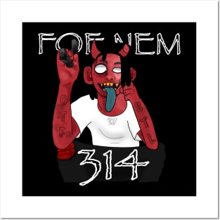 Foe nem devil Posters and Art